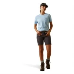 Women's Ariat Rebar Cotton Strong Roughneck Graphic T-Shirt -Carhartts Clothing Store 6 650 ariat rebar cotton strong roughneck graphic t shirt clearsky