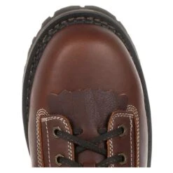 Men's Georgia 6" Low-Heel Logger Waterproof Boots -Carhartts Clothing Store 6 650 georgia 6 low heel logger waterproof brown