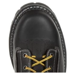 Men's Georgia 9" Low-Heel Logger Waterproof Boots -Carhartts Clothing Store 6 650 georgia 9 low heel logger waterproof black