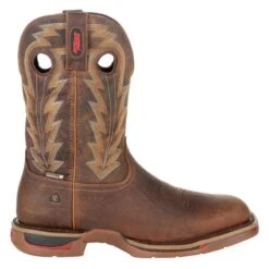 Men's Rocky 11" Long Range Western Waterproof Boots -Carhartts Clothing Store 6 650 rocky 11 long range western waterproof boots distressed brown