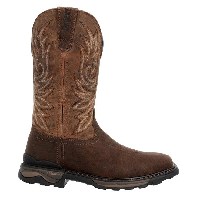 Men's Rocky Carbon 6 Pull On Western Boots 7 Men's Rocky Carbon 6 Pull On Western Boots - Image 7