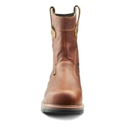 Men's Terra Patton Wellington IMG Aluminum Toe Waterproof Boots -Carhartts Clothing Store 6 650 terra patton wellington img aluminum toe waterproof boots brown