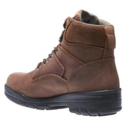 Men's Wolverine 6" Leather Durashocks Work Boots -Carhartts Clothing Store 6 650 wolverine 6 leather durashocks work canyon
