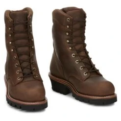 Men's Chippewa Boots 9" SUPER DNA 400G Steel Toe Waterproof -Carhartts Clothing Store 7 650 chippewa boots 9 super dna 400g steel toe waterproof tan