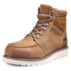 Men's Kodiak 6" McKinney Wedge Moccasin Composite Toe Boots -Carhartts Clothing Store 7 650 kodiak 6 mckinney wedge moccasin composite toe boots wheat