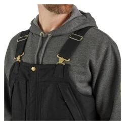 Men's Carhartt Loose Fit Duck Insulated Bib Overalls -Carhartts Clothing Store 8 1001 carhartt loose fit duck insulated bib overalls black