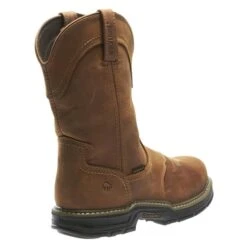 Men's Wolverine 10" Anthem Wellington Steel Toe Waterproof Boots -Carhartts Clothing Store 8 650 wolverine 10 anthem wellington steel toe waterproof brown