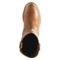 Men's Wolverine 10" Wedge Heel Wellington Boots -Carhartts Clothing Store 9 650 wolverine 10 wedge heel wellington brown